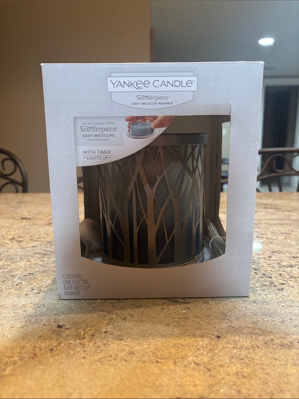 Yankee Candle Metallic Blue Tree-Branch Scenterpiece Warmer